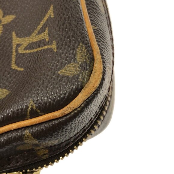 Auth LOUIS VUITTON Danube Brown Monogram Shoulder Bag - Picture 6 of 14